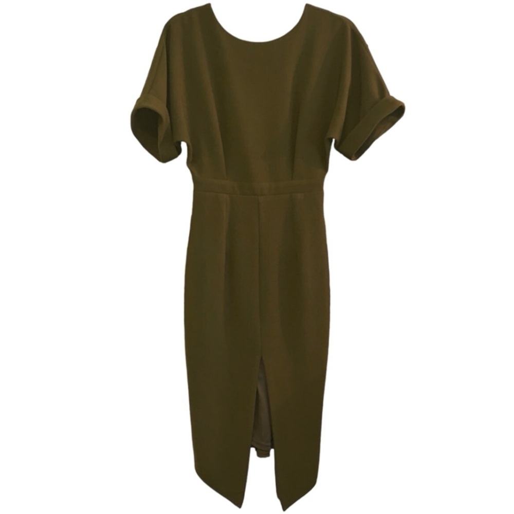 ASOS Green Business Casual Short Sleeve Dress Sz 0